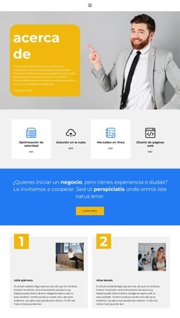 Sobre La Misión Empresarial - HTML Builder Drag And Drop