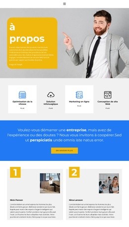 Créateur De Site Web Pour À Propos De La Mission Commerciale