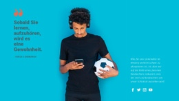 Fußballtraining Google-Geschwindigkeit
