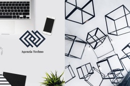 Agenzia Techno - Mockup Di Sito Web Professionale