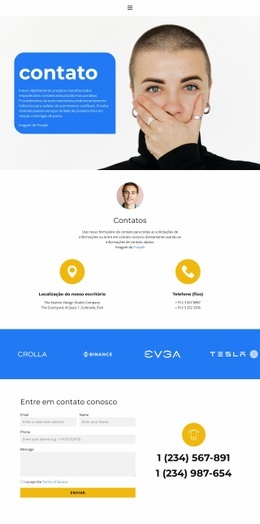 Venha Para O Escritório - Belo Design De Site