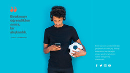 Futbol Eğitimi - HTML Şablonu Indirme