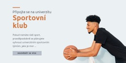 Sportovní Univerzitní Centrum – Šablona Prémiového Webu Pro Firmy