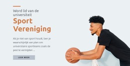 Website-Bestemmingspagina Voor Sport Universitair Centrum