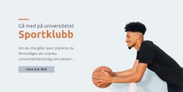 Idrottsuniversitet - Gratis Webbplatsmall