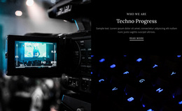 Techno Progress - Landing Page