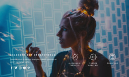 Şirketimizin Stratejisi Hakkında CSS Ile Temel Html Şablonu