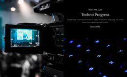 Techno Progress - Free Download Website Design