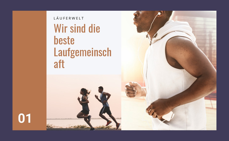 Beste Laufgemeinschaft Joomla Vorlage