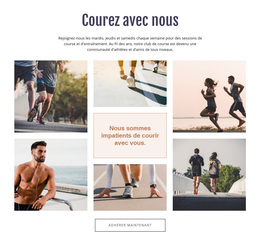 Courez Avec Nous - Inspiration Du Thème WordPress