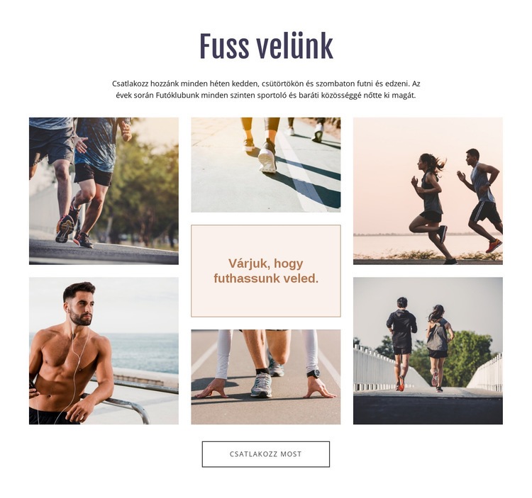 Fuss velünk WordPress Téma