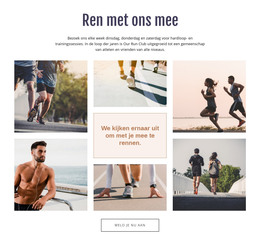 HTML-Website Voor Ren Met Ons Mee