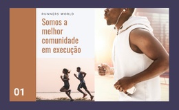 Melhor Comunidade Em Execução - Download Gratuito Do Design Do Site