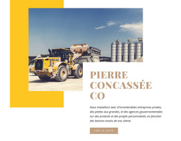 Pierre Concassée - Modèle De Page HTML