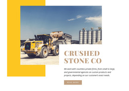 Free Download For Crushed Stone Html Template