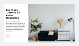 Ein Neues Wohndesign – Webseiten-Vorlage