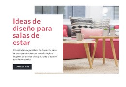 Creador De Sitios Web Multipropósito Para Decoración De Sala De Estar