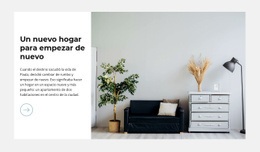Un Nuevo Diseño De Hogar - Plantilla De Sitio Web Personal