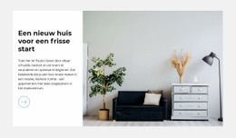 Een Nieuw Huisontwerp Html5 Responsieve Sjabloon