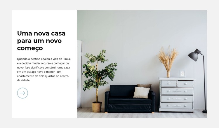 Um novo design de casa Template CSS