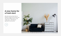 Luxury Modern Interior - Web Page Template