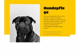 Einseitenvorlage Für Jeder Liebt Hunde