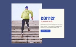 Correr Deporte - Inspiración De Plantilla HTML5