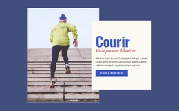 Sport De Course – Modèle De Site Web Gratuit