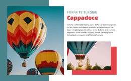 Voyage En Cappadoce - Modèle De Page De Destination