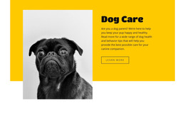 HTML Landing For Everyone Loves Dogs