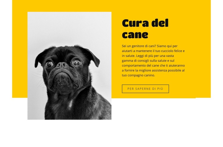 Tutti amano i cani Costruttore di siti web HTML