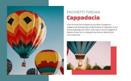 Menù CSS Per Viaggio In Cappadocia