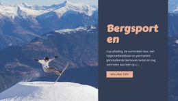 Bergsporten - Mobiele Bestemmingspagina