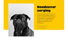 HTML5-Thema Voor Iedereen Houdt Van Honden