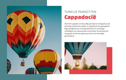 Multifunctioneel WordPress-Thema Voor Reis In Cappadocië