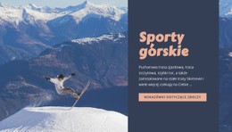 Projekt Strony Internetowej Dla Sporty Górskie