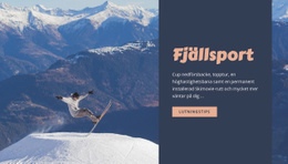 Fjällsport - Grundläggande HTML-Mall