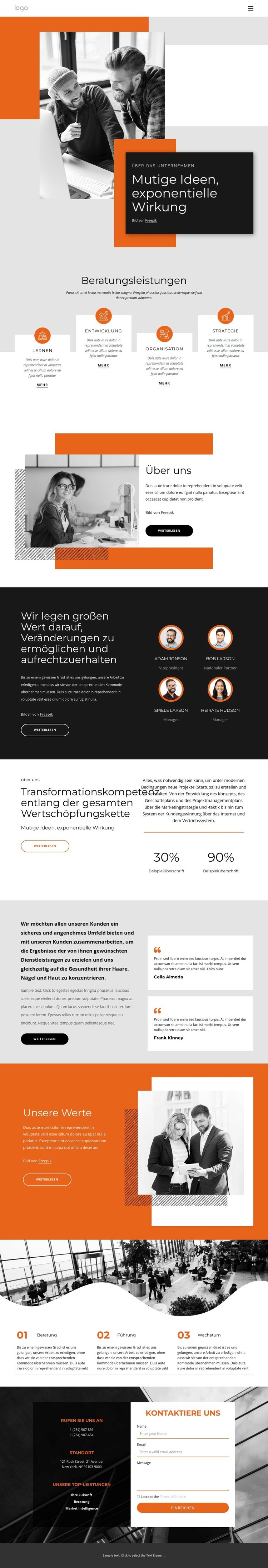 Wir messen unseren Erfolg am Erfolg unserer Kunden Website design