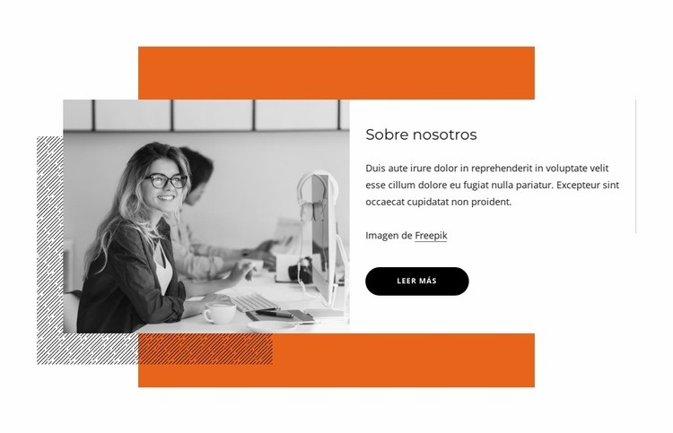 Trabajamos con un cliente ambicioso Creador de sitios web HTML