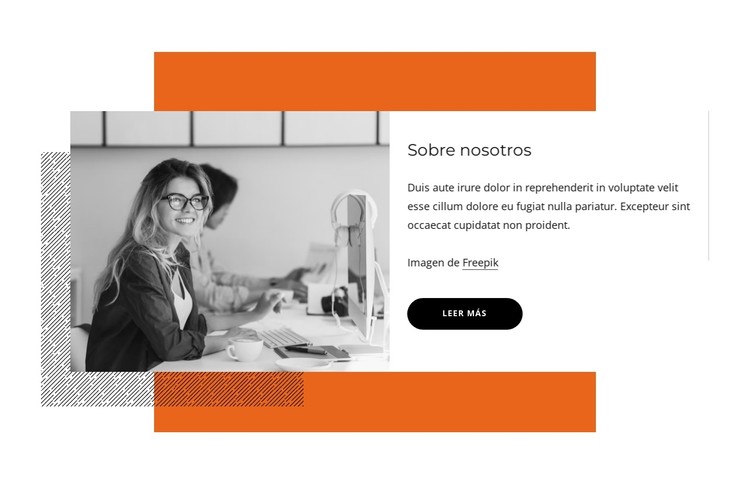 Trabajamos con un cliente ambicioso Plantilla CSS