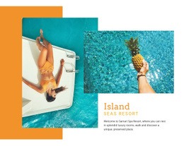 Islan Seas Resort - Custom Website Design