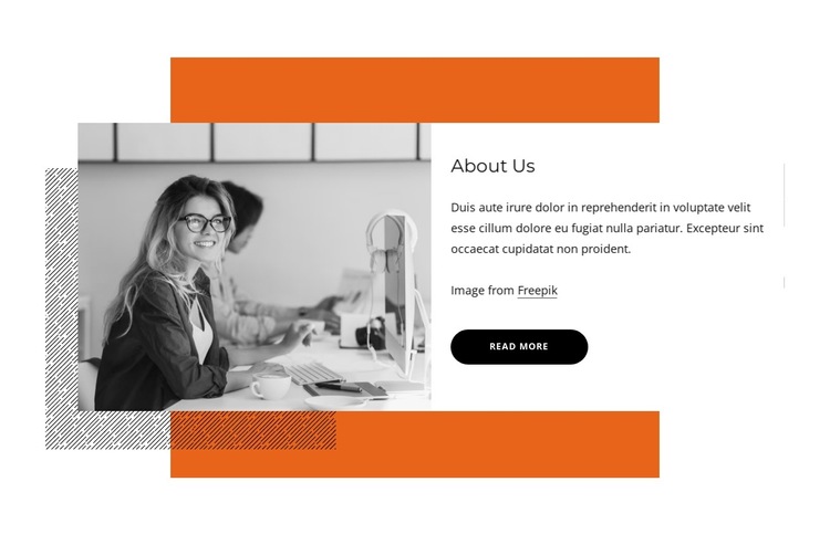 We work with ambitious client HTML5 Template