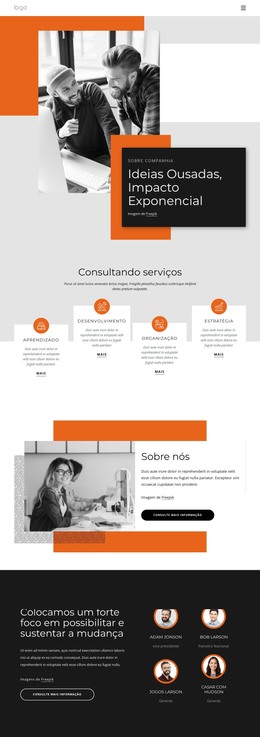 Medimos O Nosso Sucesso Pelo Sucesso Dos Nossos Clientes - Modelo De Site HTML