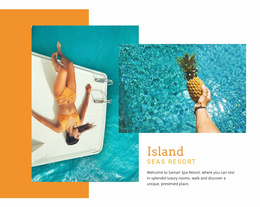 Islan Seas Resort - Best Website Template Design