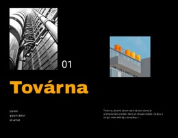 Továrna – Bezplatný Motiv WordPress