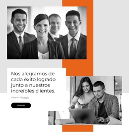 Ayudamos A Nuestro Cliente A Crear Un Plan De Cinco Años.: Página De Destino HTML