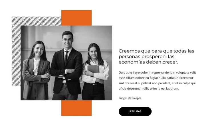 Logramos resultados extraordinarios Plantilla de sitio web