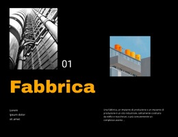 Fabbrica - Mockup Di Sito Web Professionale Personalizzabile