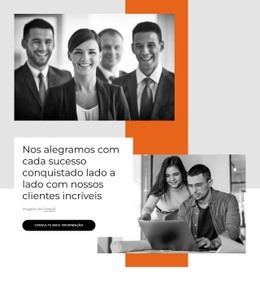 Ajudamos Nosso Cliente A Criar Um Plano De Cinco Anos - Design De Site Personalizado