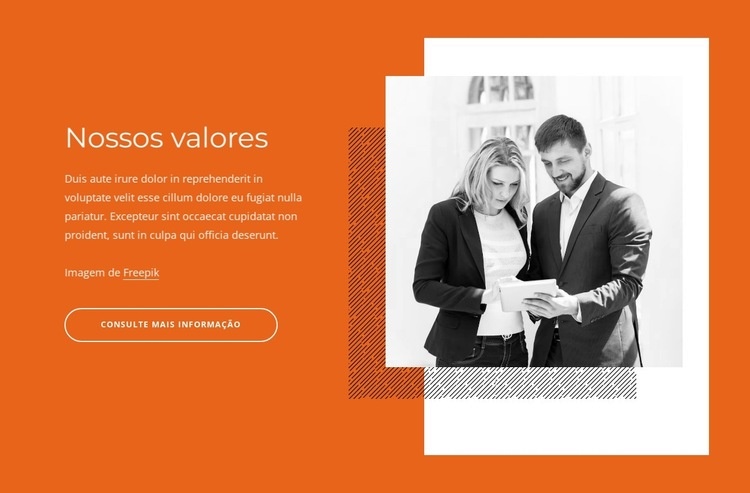 Combinamos pensamento ousado com uma abordagem prática Landing Page